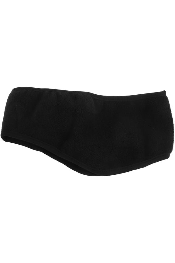 Fleece Headband Running Ear Warmer Ear Muffs Plush Black 22.50X10.00X1.00CM