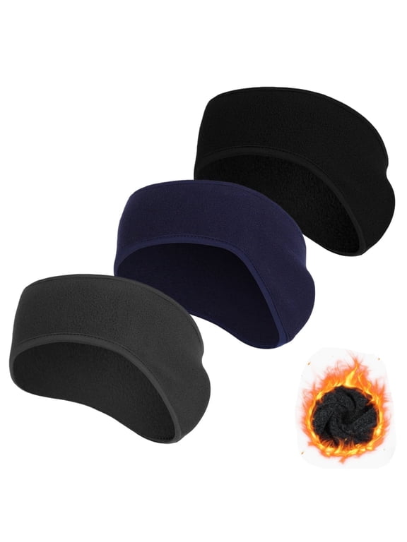 Fleece Headband for Riding/Running - Windproof Warmth Ear Protection Breathable Lightweight Unisex