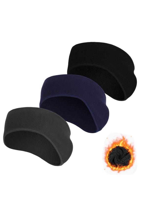Fleece Headband for Riding/Running - Windproof Warmth Ear Protection Breathable Lightweight Unisex