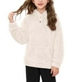 thumbnail image 1 of Hoodie Girls Long Sleeve White Hoodie Casual Pullover Tween Hoodies Girls 13-14 Years, 1 of 4