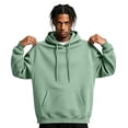 thumbnail image 1 of Fleece Hoodie Men Oversized Fall Sweatshirt Winter Cozy Tall Hooded Collar Drawstring Pullover With Pockets, 1 of 4