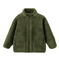 thumbnail image 1 of Jacket Girls Zipper Long Sleeve Thick Warm Outerwear Cute Girls Jacket 5-6 Years, 1 of 2