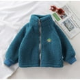 thumbnail image 1 of Fleece Jacket Winter Coat Long Sleeve Zip Up Outerwear Winter Baby Girl Clothes 5-6 Years, 1 of 2