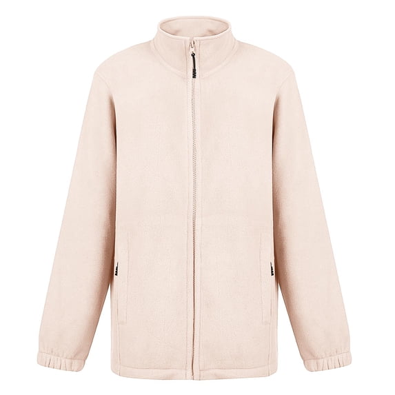Fleece Jacket Women Outdoor Sherpa Long Sleeve Pockets Zip Up Jacket For Warm Winter Wear Women's Down Jacket
