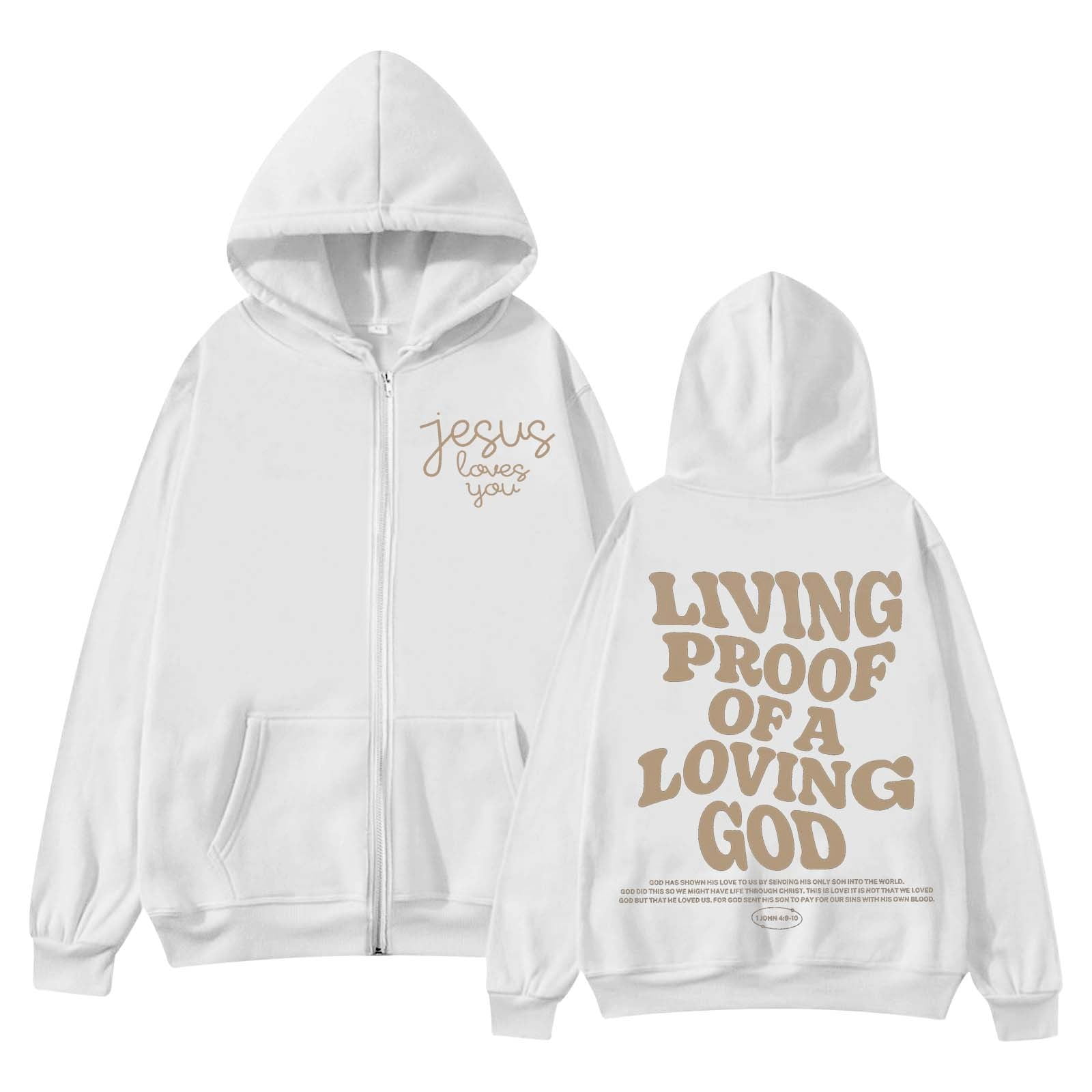 Fleece Jacket Womens Zip Up Hoodie Fleece Jacket Drawstring Letter ...