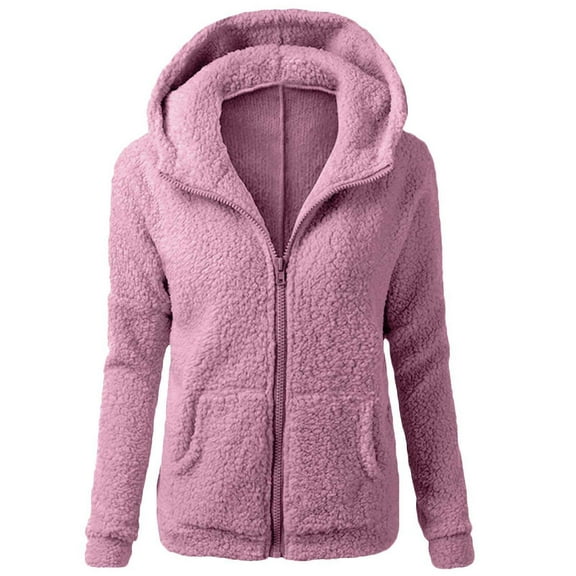 Jacket Zipperr Long Sleeve Hooded Comfort Warm Jackets Fall Jackets Winter Coats