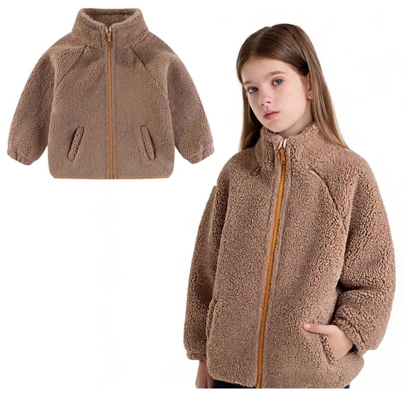 Jacket for Boys Winter Coat Zipper Lightweight Long Sleeve Thick Warm Outerwear Winter Coat for Boys 4-5 Years