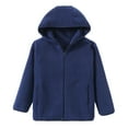 thumbnail image 1 of Jacket Girls Hooded Zipper Long Sleeve Thick Warm Outerwear Girl Jackets 5-6 Years, 1 of 4