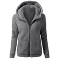 thumbnail image 1 of Women Jacket Long Sleeve Zipper Hooded Comfort Warm Jackets Fall Clothes Cute Jackets for Women, 1 of 3