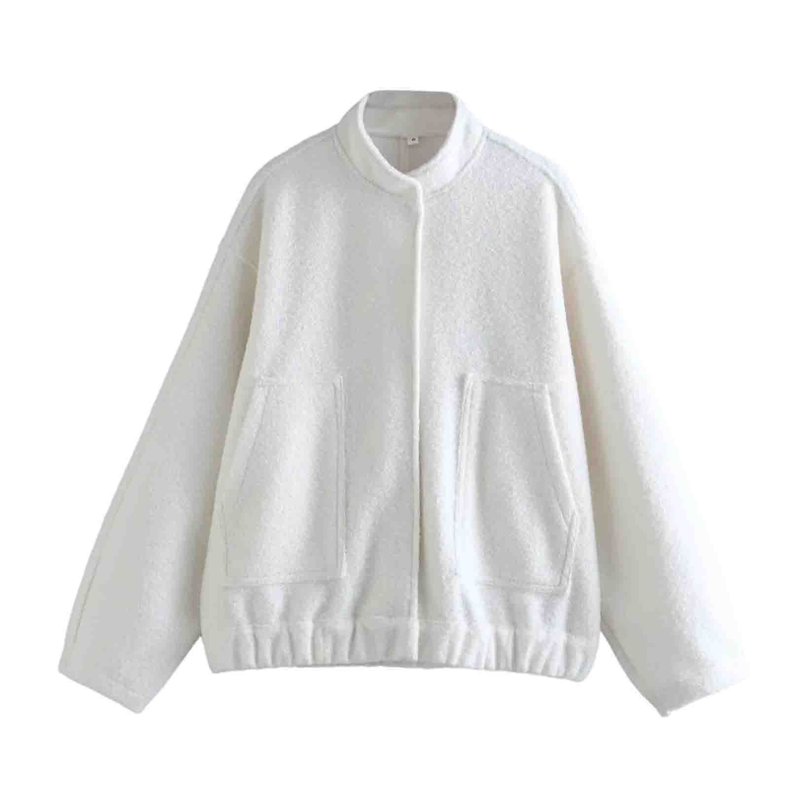 epine shaggy zip cardigan White 【公式通販】