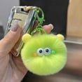thumbnail image 1 of Fleece Keychain under $5! Bzdzmqm Imitation Small Briquettes Car Keychain Pendant,Fluffy Ball Doll Study Bag Ornaments Gift,Cute Soft Velvet Keychain Accessories,Fashion Car Decorations Collection, 1 of 6