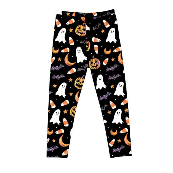 Fleece Leggings for Girl Leggings for Girls Soft Comfortable Leggings for Kids In 3-8 Years Ankle Length Girls Printed Leggings Multicolor 7 Years