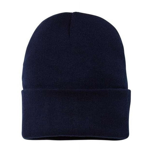 Fleece Lined 12" Cuffed Beanie