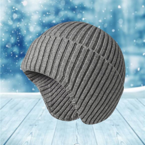 Lined Beanie Winter Hats for Men Women, Warm Thermal Kint Cap for Outdoor