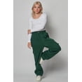 thumbnail image 1 of Fleece Lined Cargo Sweat Jogger Pants Forrest Green S, 1 of 2