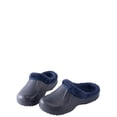 thumbnail image 1 of Womens Fleece Lined Clogs for Indoor and Outdoor Use, Navy Blue, Size 10, 1 of 4