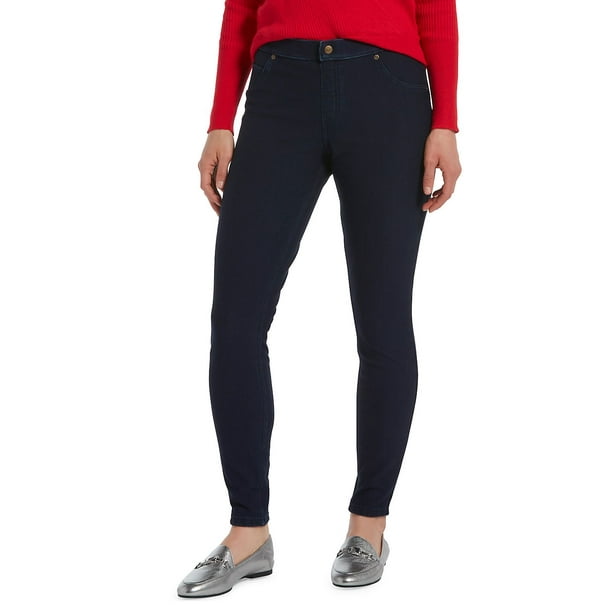 Fleece jean leggings hot sale