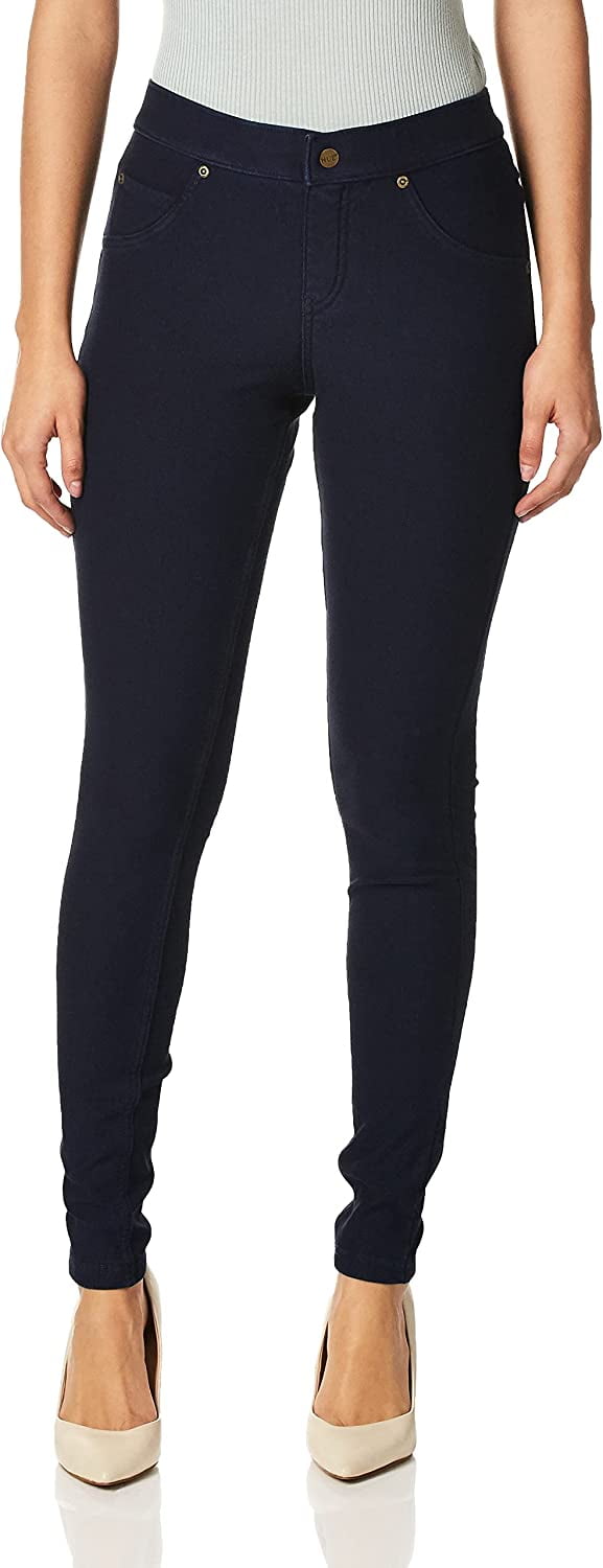 Fleece-Lined Denim Leggings