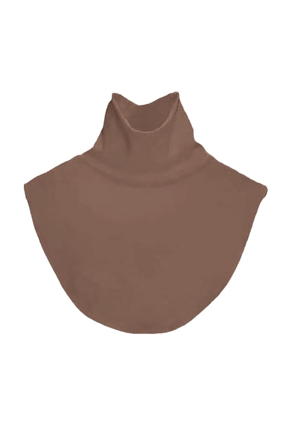 Fleece Lined Detachable Collar, Thickened Warm Faux Turtle Neck Collar for Women and Men, Stretchy Knit Winter Layering Accessory, Cold Weather Neck Warmer for Seasonal Fashion