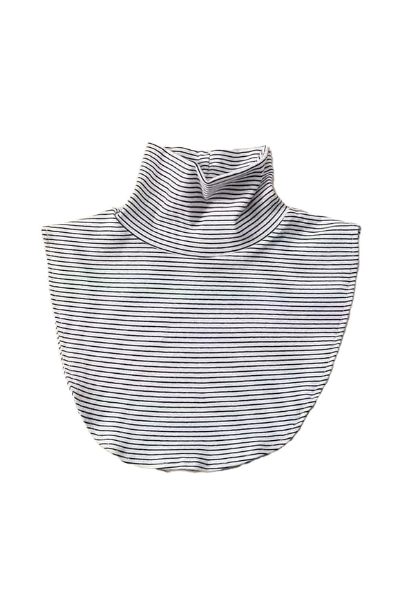 Fleece Lined Detachable Collar, Thickened Warm Faux Turtle Neck Collar for Women and Men, Stretchy Knit Winter Layering Accessory, Cold Weather Neck Warmer for Seasonal Fashion