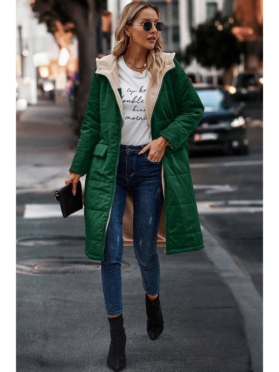 Fleece Lined Hooded Parka