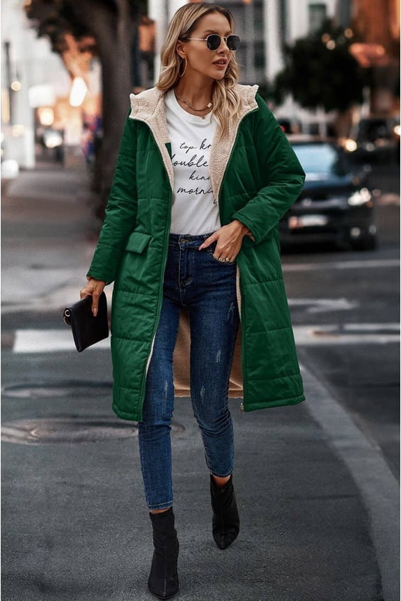 Fleece Lined Hooded Parka