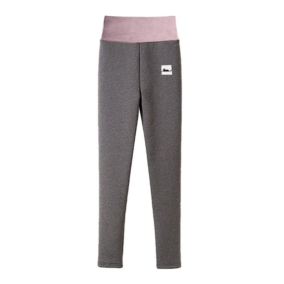 Fleece Lined Leggings Women Plus Size, Fleece Lined Winter Warm Leggings for Women Stretchy Slim Thick Thermal Tights
