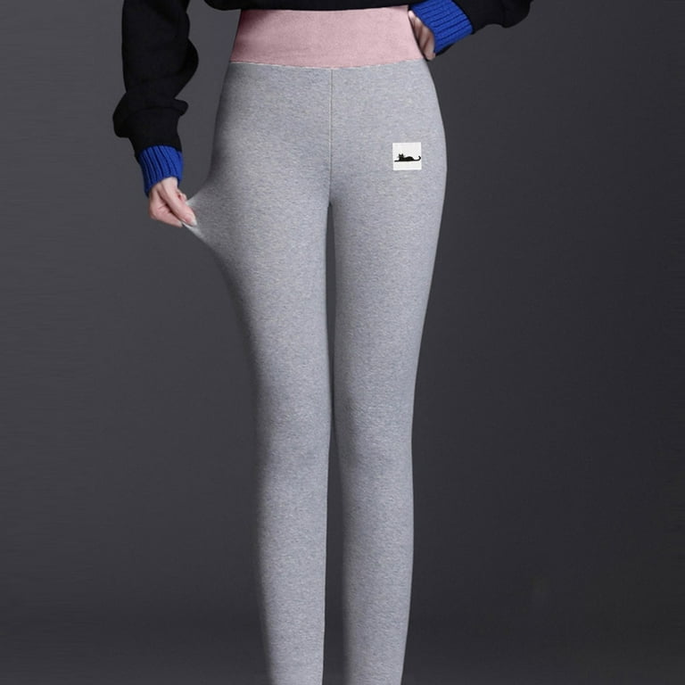 Ladies Winter Fleece Lined Leggings Thick Fleece Lined Stretchy
