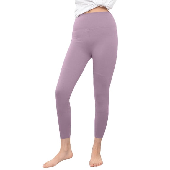 Fleece Lined Leggings Women, Prolriy Autumn and Winter Velvet High Waist Knee Support Body Pants Patch Thickened Thermal Pants and Velvet Close Fitting Small Foot Pants Womens Pants Purple M