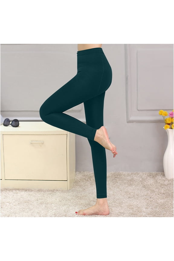 Fleece Lined Leggings Women,Thermal Leggings For Women,Winter Warm Stretchy Yoga Workout Trousers Pants