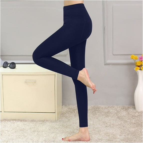Fleece Lined Leggings Women,Thermal Leggings For Women,Winter Warm Stretchy Yoga Workout Trousers Pants