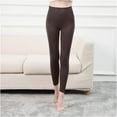 thumbnail image 1 of Fleece Lined Leggings Women Thick Thermal Warm Winter Tights Comfort High Waisted Legging Long Pants, 1 of 5