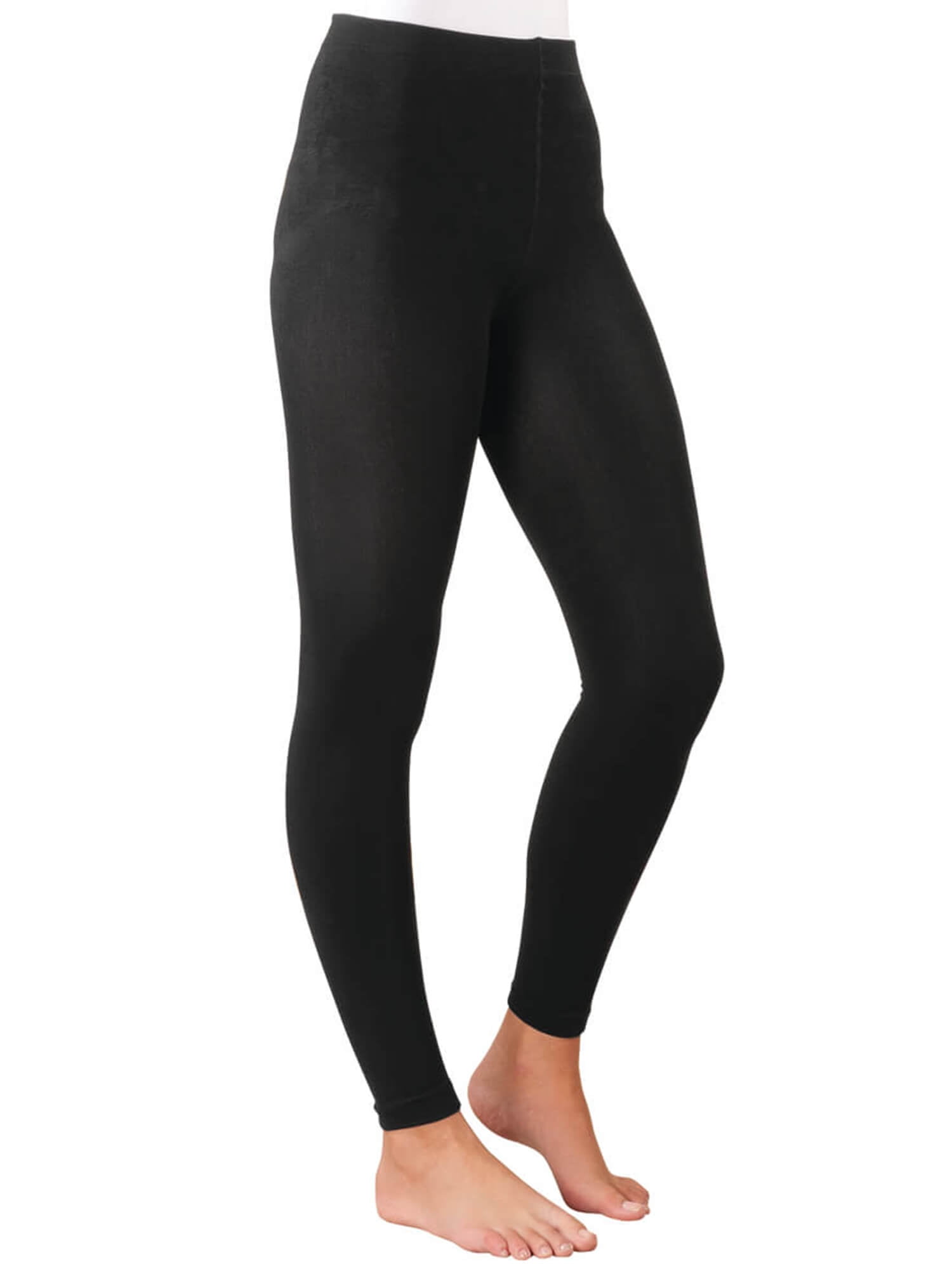 Fleece Lined Leggings by Sawyer Creek, Premium Fabric Blend, Stretchy for  Comfort - Medium/Tall, Black