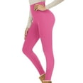 thumbnail image 1 of Fleece Lined Leggings for Women Thermal High Waisted Tummy Control Seamless Workout Yoga Pants Pink XL, 1 of 3