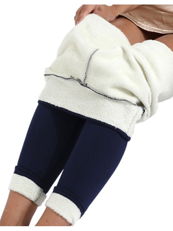 Fleece Lined Leggings for Women Thick Winter Warm Soft High Waisted Tummy Control Thermal Pants Shermie