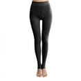 thumbnail image 1 of Fleece Lined Leggings for Women Winter Warm Thermal Velvet Pants High Waisted Stretchy Workout Yoga Thick Tights, 1 of 7