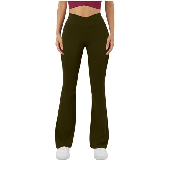Fleece Lined Pants Women Winter Warm Sherpa Lined Straight Leg Pants Drawstring High Waist Trousers With Pockets