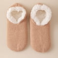 thumbnail image 1 of Fleece Lined Slipper Socks Cozy Winter Warm Fuzzy Socks Non Slip Indoor House Slippers Thick Thermal Bootie Slippers for Women and Girls, 1 of 4