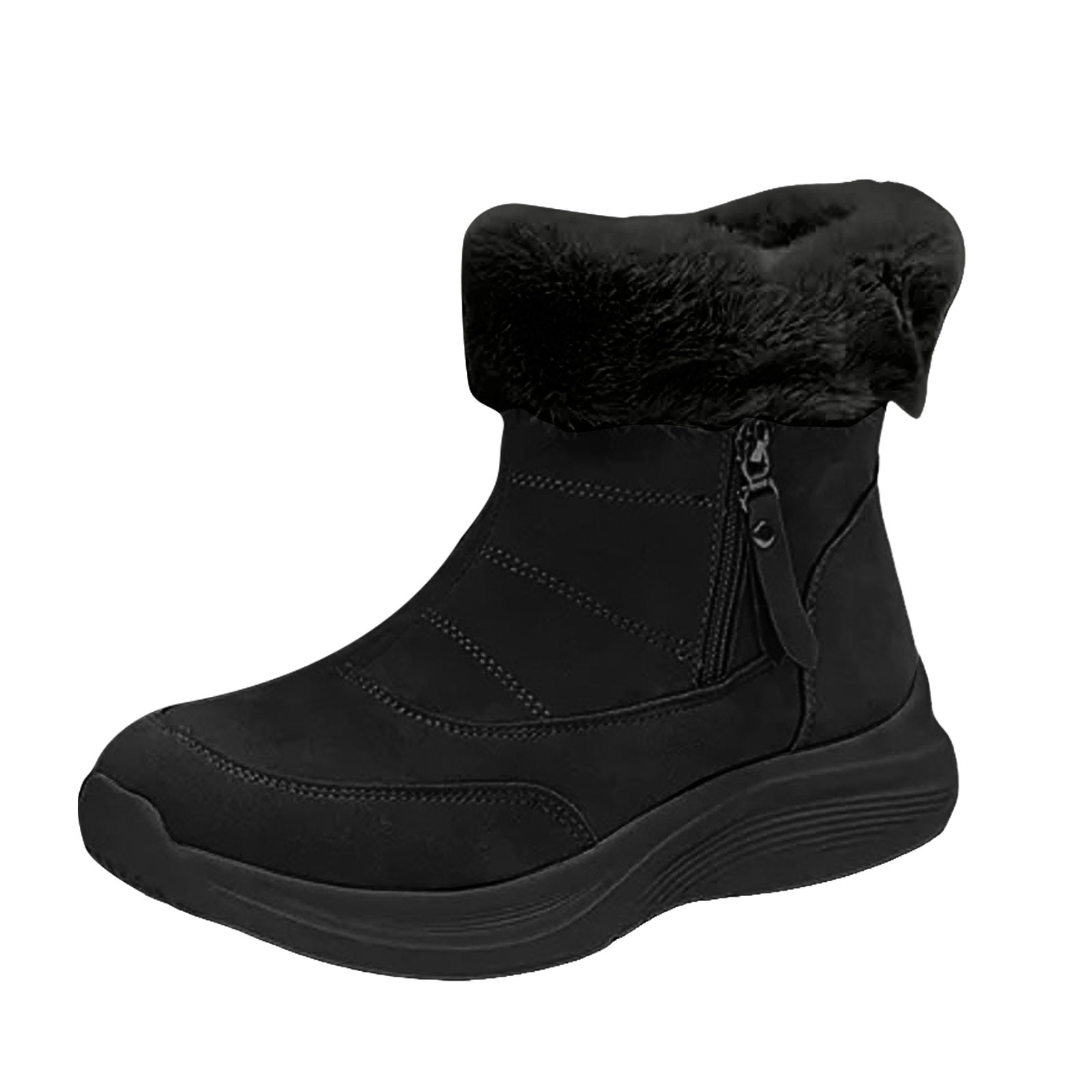 Slip On Fluffy Snow Boots