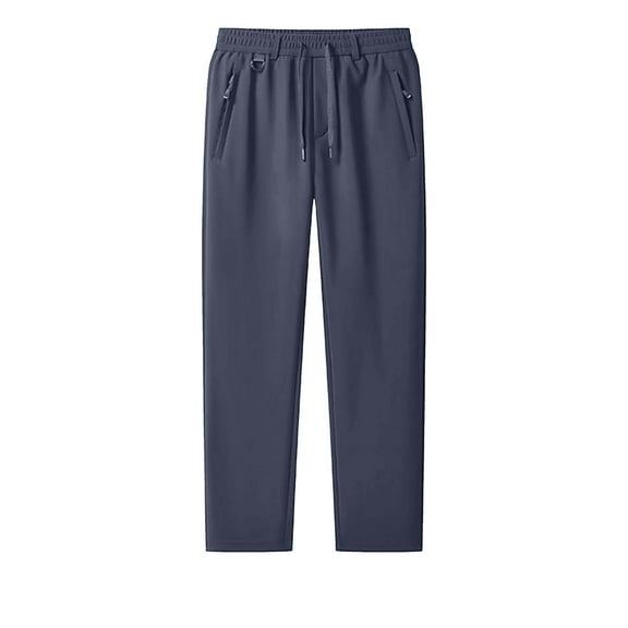 Fleece Lined Sweatpants Men Winter Warm Track Pants Softshell Waterproof Hiking Skiing Snowboard Pants