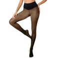 thumbnail image 1 of Lined Tights Sheer Women - Translucent Warm Pantyhose Leggings Sheer Thick Tights, for Winter S-3XL, 1 of 9