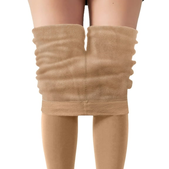 Lined Tights Women Winter Warm Thick Tights Thermal Velvet Pants Tummy Control Soft Stretchy
