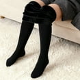 thumbnail image 1 of Fleece Lined Tights for Girls Winter Warm Thick Pantyhose Leggings Children Casual Sports Yoga Pants New Girls Trendy Pants Black 10-14 Years, 1 of 5