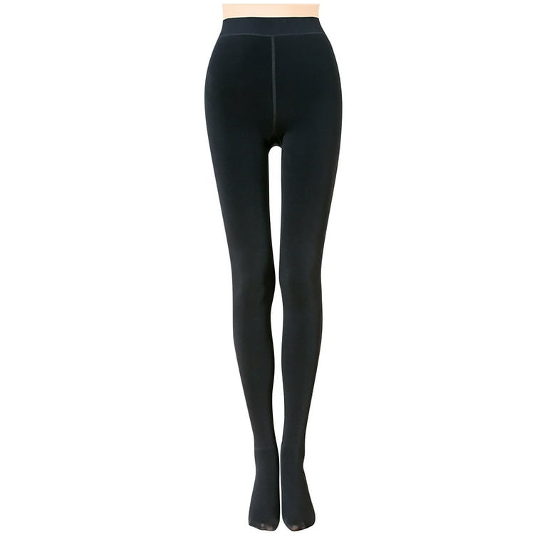 Fleece Lined Tights for Women High Waist Stretchy Leggings Thermal