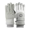 thumbnail image 1 of Fleece-Lined Waterproof Ski Gloves Thermal Touchscreen PU Winter Warm Anti-Slip Outdoor Riding Gloves for Men & Women, 1 of 6