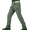 thumbnail image 1 of Fleece Lined Waterproof Utility Trousers True Work Tailor Pants Insulated Mens Hiking Cargo Hunting Pants, 1 of 6