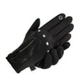 thumbnail image 1 of Fleece-Lined Waterproof Windproof Zipper Gloves, Touchscreen Compatible, Scratch-Resistant, Warm Nylon Gloves for Men & Women; Ideal for Cycling, Skiing, Driving, 1 of 7