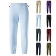 thumbnail image 1 of Fleece Lined Winter Pants for Women with Pockets, Thickened Thermal Full Length Lounge Pants Sweatpants, Cozy Warm Gifts for Women | CSEONE,Dark Blue XXS, 1 of 7