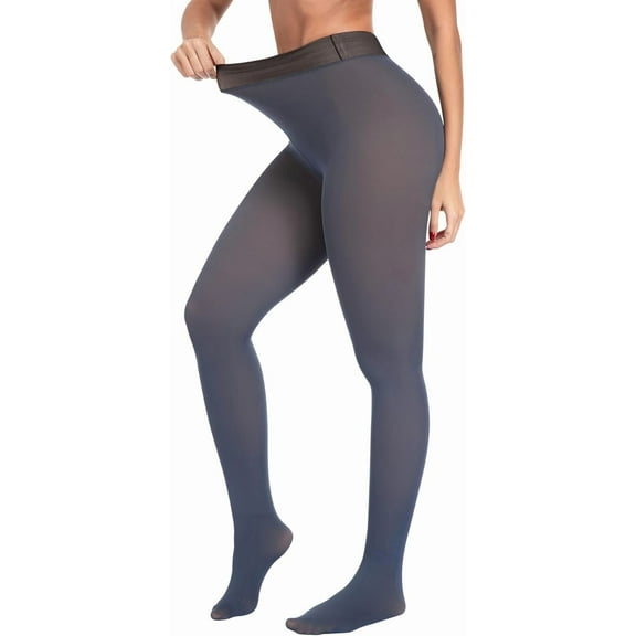 Fleece Lined Winter Tights Women - Thermal Warm Opaque Pantyhose Thick Sheer Leggings