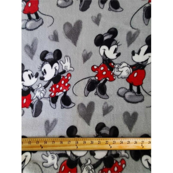 Mickey Mouse Fleece Fabric By The Yard